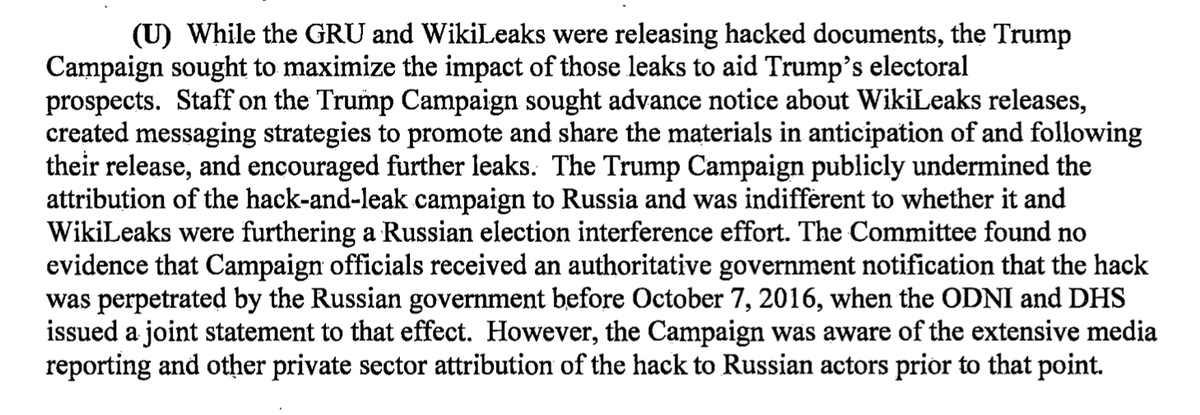 The entire hacked email scheme was a Russian intelligence plot to control the U.S. media's narrative about the election, our media went along enthusiastically, and Trump encouraged it all.