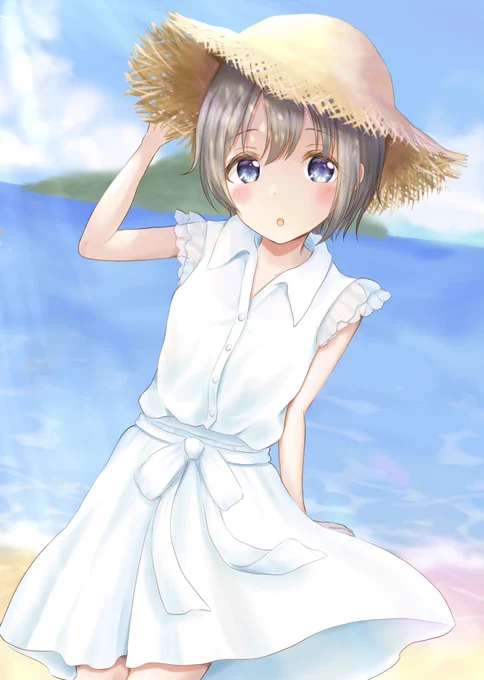 白ワンピースの乙倉ちゃんと海に行きたい夏??
#乙倉悠貴 