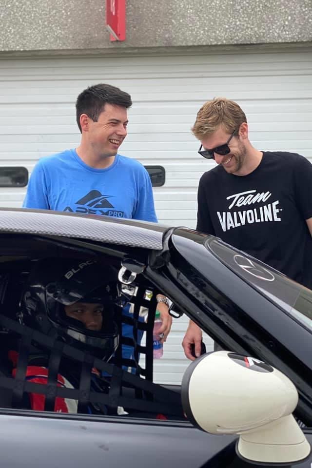 AndrewRains14's tweet photo. Had a great weekend at the #charlotteroval with @Daugherty07 and #ginomanley driving the #15 AOA Motorsports #mx5 #miata! We brought home a podium, but had the pace for the Win. https://t.co/k2hHAAgl2B