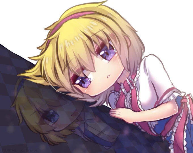 #深夜の真剣お絵描き60分一本勝負
鏡の国のアリス(+33分) 