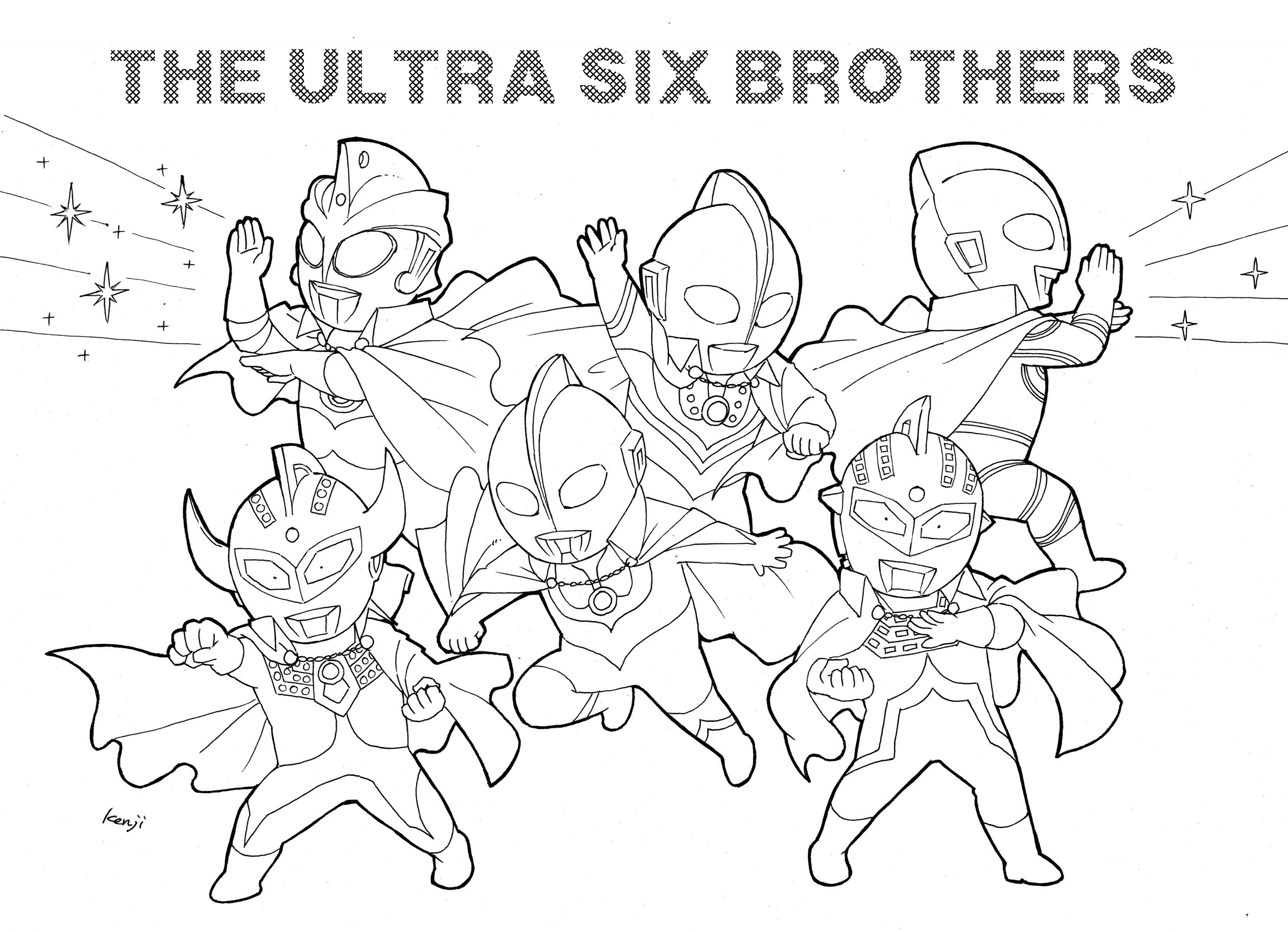健司 ﾌﾟｧ ウルトラマンぬりえ その９ ウルティメイトフォースゼロ ゼロの楽しいお友達 ゼロが楽しそうで何よりだ T Co Ssk9k4ruh1 Twitter