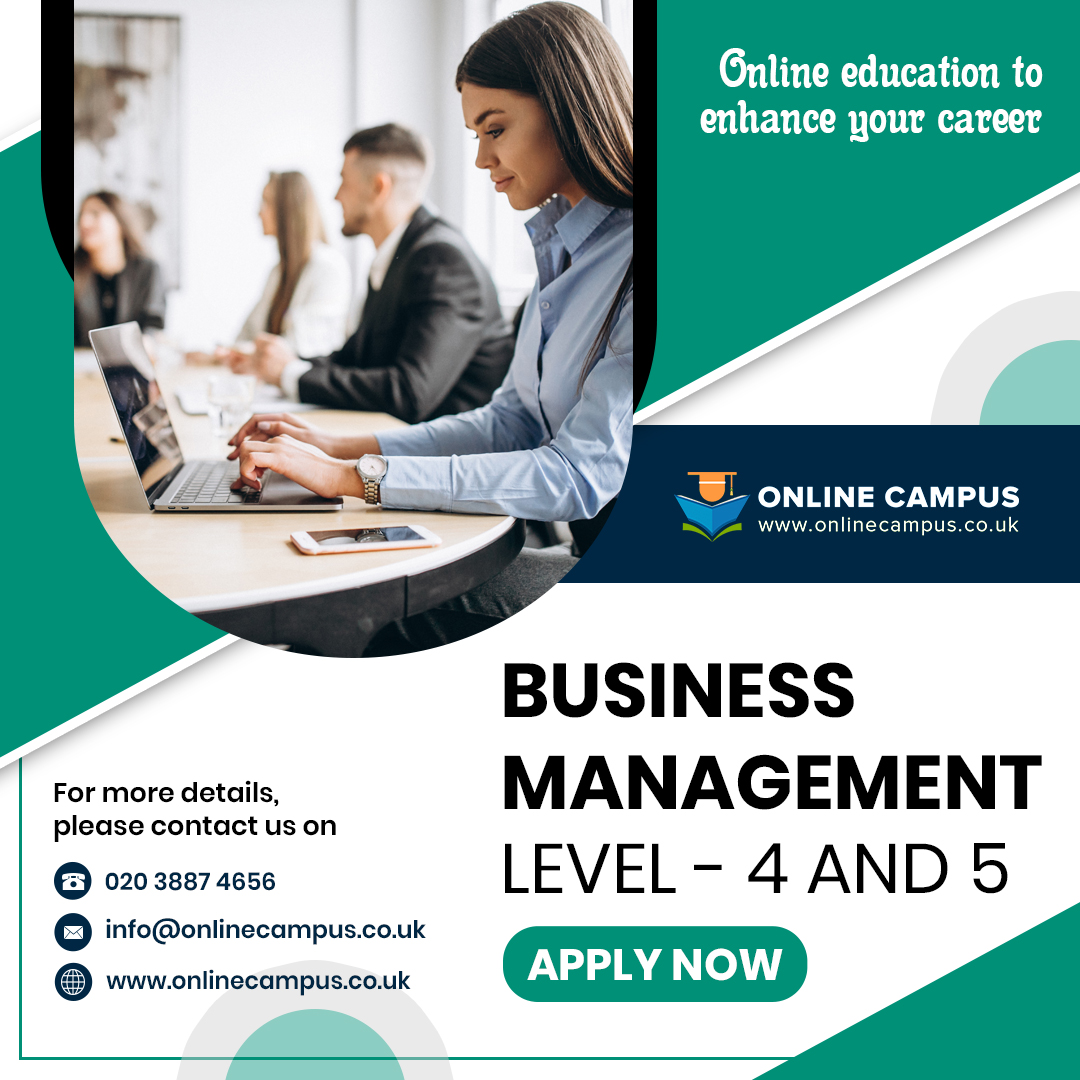onlinecampusuk's tweet photo. Business Management Level 4 and 5 | Online Campus UK

#onlinecampus #BusinessManagementCourse #OnlineEducation #DistanceLearningCourses #DistanceLearningColleges #distancelearning #businessmanagementonline #businessmanagement #onlineampus #London #UK https://t.co/q2rLtUuxcb