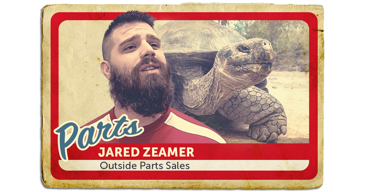 UtilityKeystone's tweet photo. 👏 Celebrating 5 years: Jared Zeamer

"With a mustache (not pictured) like that, how can he not win?" Nick Wolfe | Director of Parts &amp; Service

It's true. With a mustache (and beard) like yours, everyone wins. Thanks Jared!

#KeepOnTruckin'
#FaithServiceFamily
#WeHelpOthersWin https://t.co/mhYGo7Zvvb
