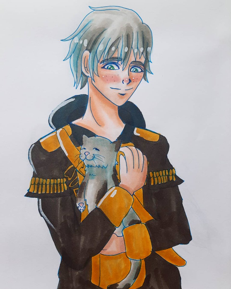 reyadraws's tweet photo. Hii I drew fanart of Ashe from Fire Emblem Three Houses holding a cat 💖
#FireEmblem #FireEmblemThreeHouses https://t.co/kZ9Kb0vGoa