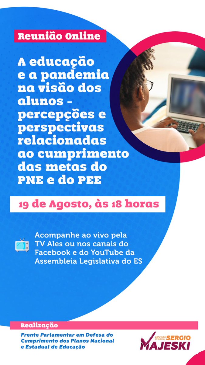 UnioChapa's tweet photo. Nesta quarta-feira (19), às 18h, nós do Grêmio estudantil e outros estudantes, teremos espaço para manisfestar as dificuldades vividas pela suspensão e possível retorno das aulas presenciais durante a pandemia. Esta ação será coordenada pelo deputado Estadual @sergiomajeski https://t.co/f2aUOWSQXm