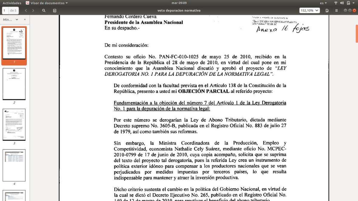 santidavid's tweet photo. El decreto supremo de #AbonoTributario casi fue eliminado en 2010 en una ley de depuración normativa, pero advertí a tiempo y el Ejecutivo vetó esa depuración.
Sin #AbonoTributario el fin del #ATPDEA en 2013 hubiera sido peor.
Siempre es bueno avisar de comedido si uno ve algo👀: https://t.co/MrcpQEahdb