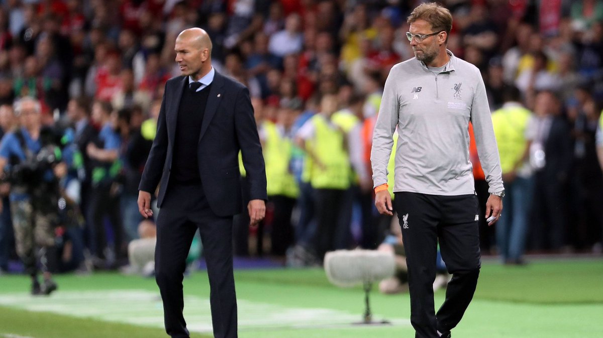 In the 2017/18 UCL knockout stage, Zidane led RM to wins over the the French champions (PSG, home and away), the Italian champions (Juventus), and the German champions (Bayern Munich). He then defeated Liverpool in the final to win his third UCL title in his third attempt