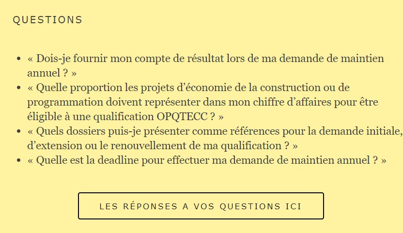 OPQTECC's tweet photo. Une question sur les qualifications #OPQTECC ? 
La réponse se trouve sans doute ici ⤵
https://t.co/JsDuP3kviQ  😉 https://t.co/uIsfzqYNXa