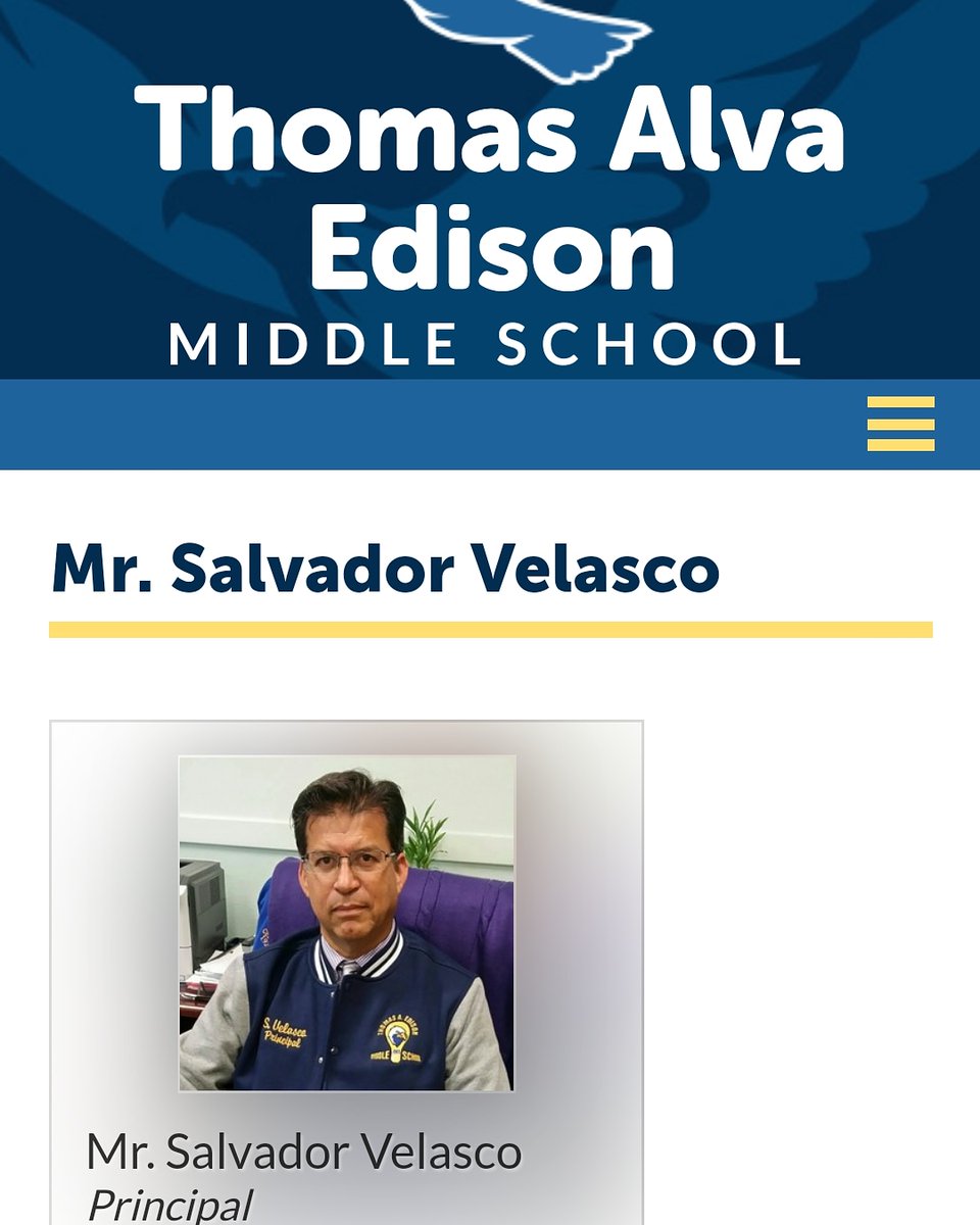 Meet and Greet the Principal Mr. Velasco today at grade level meetings! Go to home page at thomasedisonms.org Starting at 10:00 A.M.