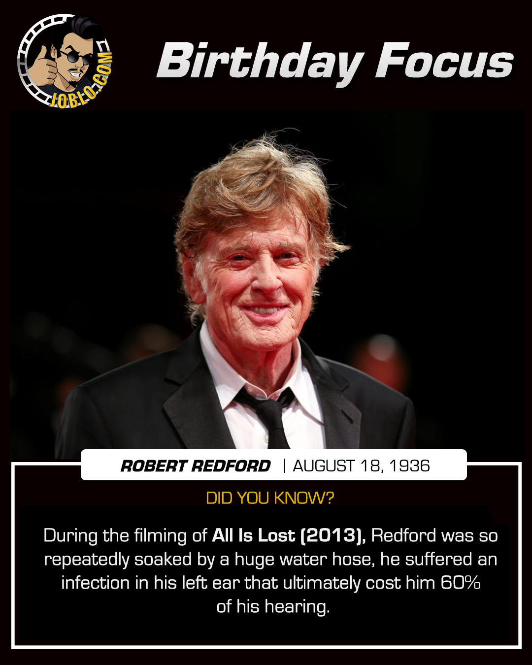 Wishing Robert Redford a happy 84th birthday!

What do you think is his best performance? 