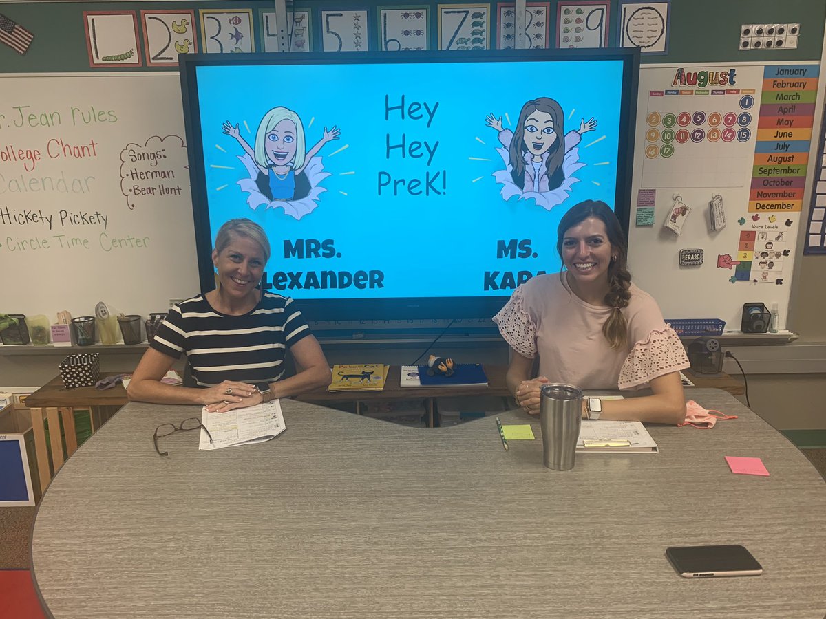 Move over Kelly Ripa! These two ladies have the best morning show in town! HES Pre k @MrsA_HES <a href="/MissKaraHES/">Kara Smith</a> #BetterTogether
