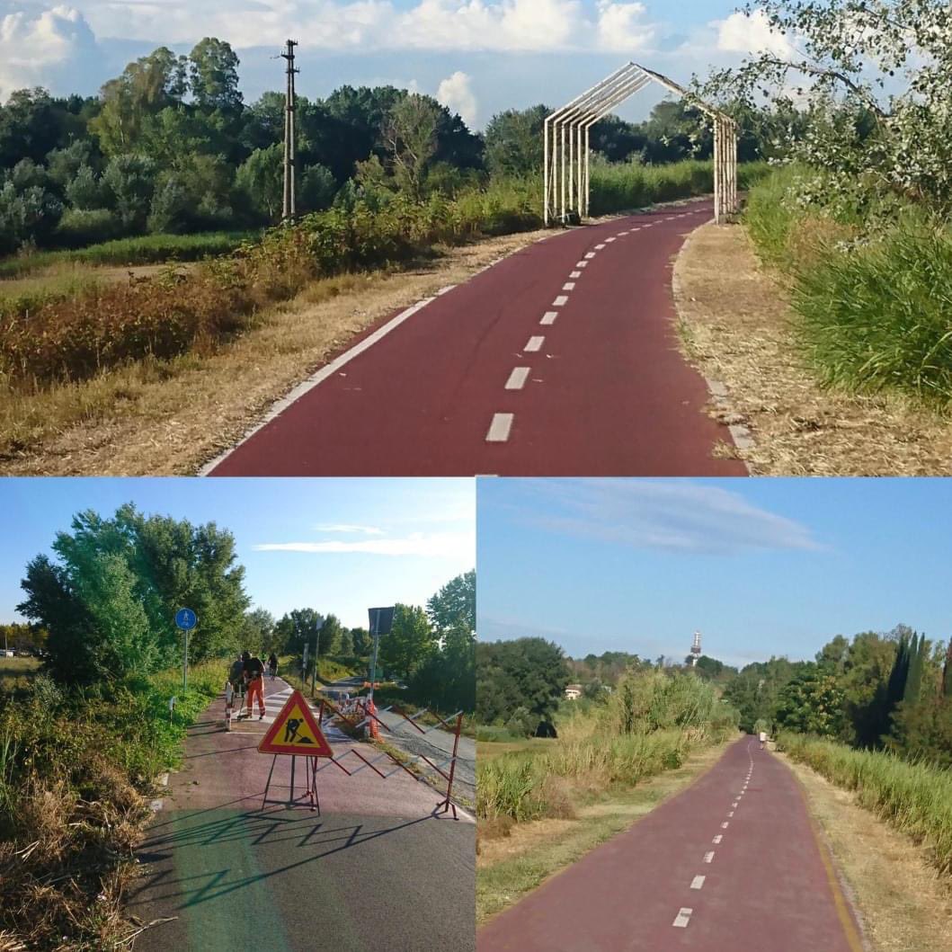 virginiaraggi's tweet photo. Voglio dare una buona notizia ai tanti cittadini amanti della bicicletta. Sono riprese le operazioni di sfalcio dell’erba lungo la pista ciclabile sul Tevere, su cui eravamo già intervenuti a maggio: https://t.co/WB18mmien7 https://t.co/GD2uogUGIb
