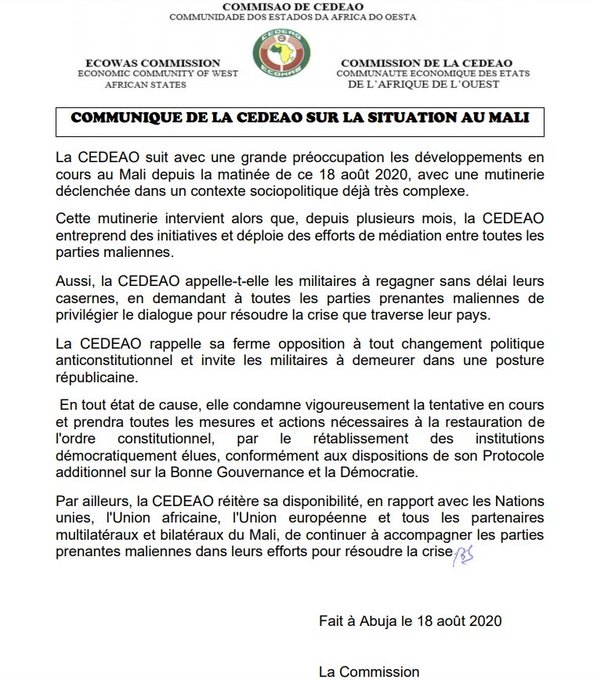 Mali - últimas noticias - Golpe de Estado en Malí ✈️ Foro África del Oeste