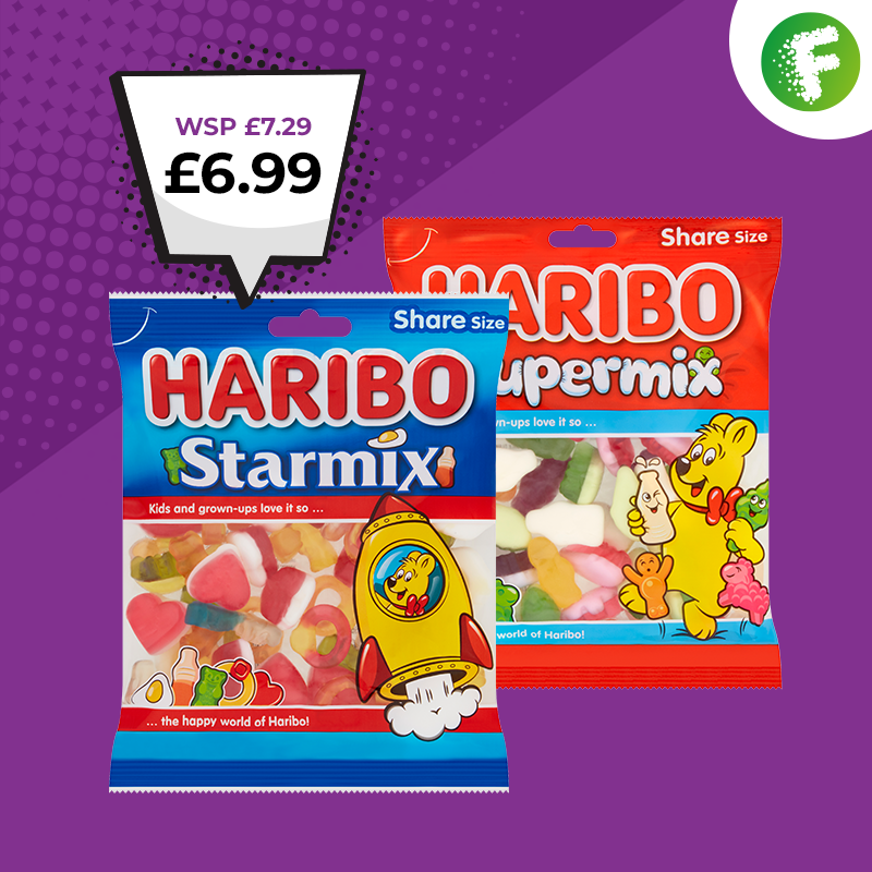 Kids and grownups love it so... and so do we for this price! 😂 Get 12 x 180g <a href="/OfficialHARIBO/">Haribo UK & Ireland</a> for only £6.99! 🎉

Shop the latest deals here! 👉 ow.ly/a5V050B2nCy

#wholesaler #retailoffers #sweetoffers #haribo #confectionery