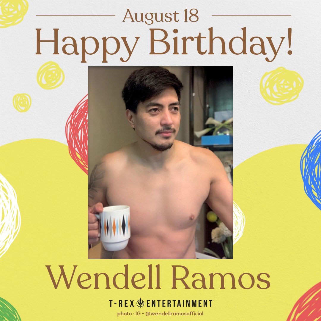 Happy 42nd birthday, Wendell Ramos! 

Keep on sharing positive vibes. 