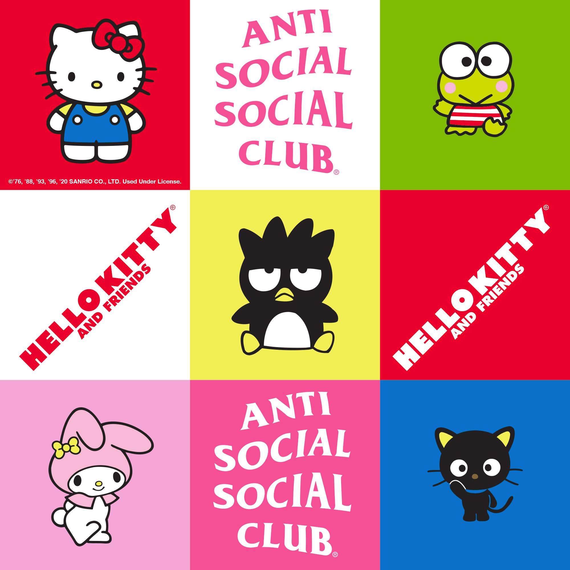 Hello Kitty X 8.22.20 Anti Social Social Club x Hello Kitty and Friends https t EqN3qPh8DS X