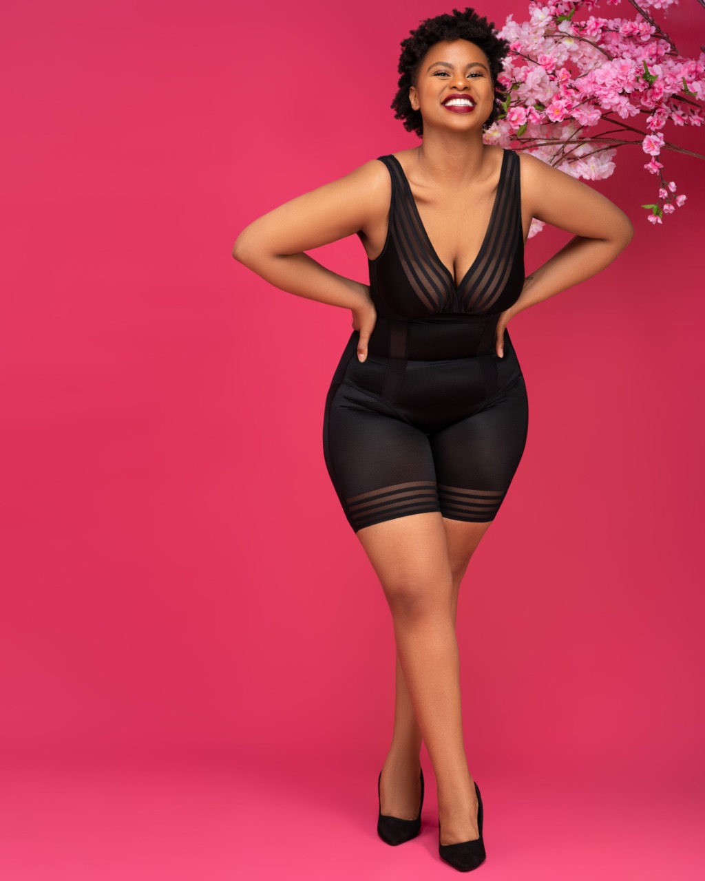 Anita (FromCurvesWithLove) on X: Popping up with a pink backdrop