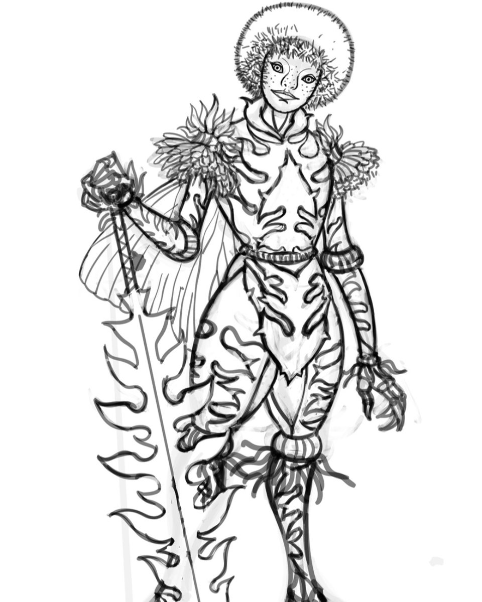 ClaudiaCanginiA's tweet photo. Did you ever notice how beautiful is the shape of a #dandelion leaf? 😍
#pencil #fairy #knight #FlowerCourt https://t.co/4agmQoeHIZ