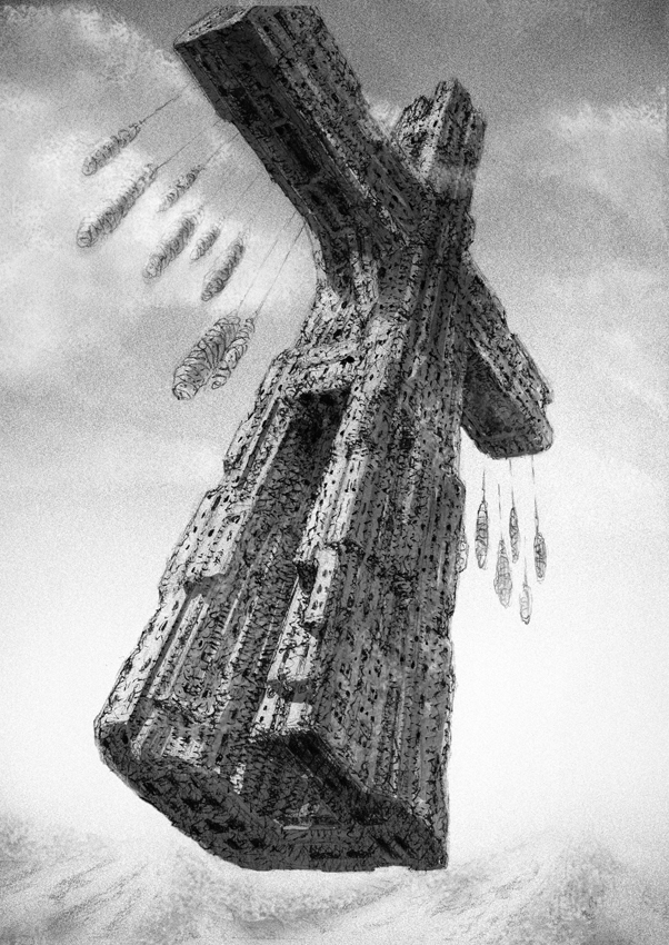 『SFマガジン』連載の「幻視百景」のイラストやラフなどもお見せする予定です。 