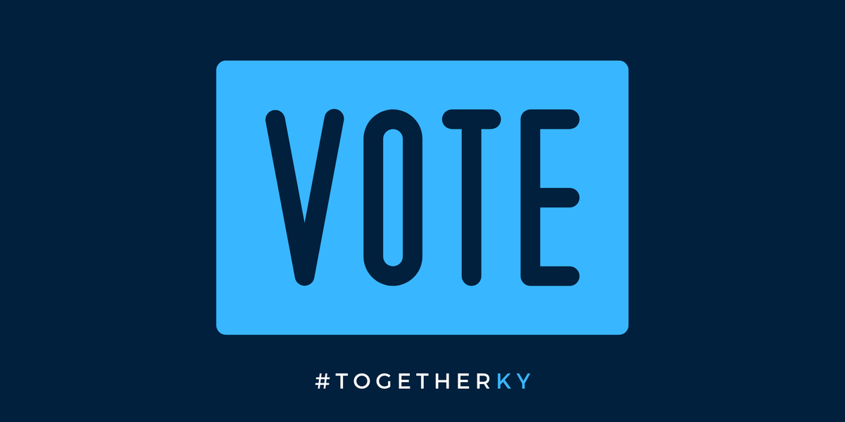 LtGovColeman's tweet photo. Our bi-partisan voting plan allows all Kentuckians the option to vote by mail. Beginning this Friday, August 21, voters can begin requesting absentee ballots for the general election. To register to vote, visit https://t.co/ZoTV1RjTeT. #TeamKentucky #Vote https://t.co/9hKdUnsc89