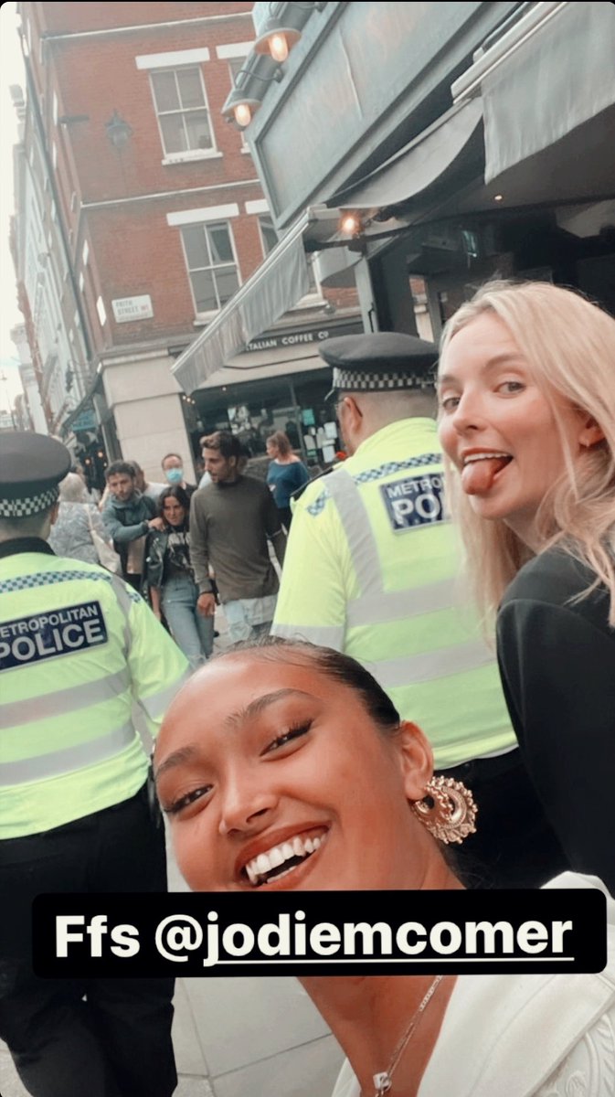 badpostjcomer's tweet photo. 📸 Jodie Comer via joycrookes instagram story, 17/08. https://t.co/bn4HyPS63X