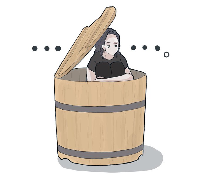 「樽 座る」のTwitter画像/イラスト(新着)