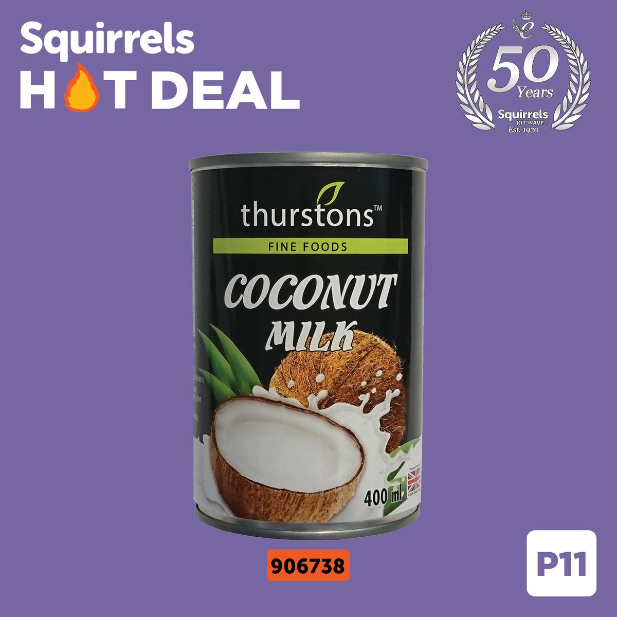 SquirrelsUk's tweet photo. P11 of Squirrels Hot Deals has many @ThurstonsUK products on offer. You can find all our promotional lines on our website!

#FMCG #wholesale #value #50Years https://t.co/QyG6YHuB0Y