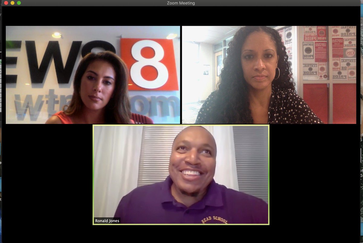 Read_Principal's tweet image. Ron Jones will be the #WednesdayWarrior on #WTNH on 8/19/2020 airing on the 6:30 am, 9 am, and 5 pm shows. He is recognized because of his commitment and dedication to students. We are so proud of you Mr. Jones ~ we salute you!! ✊🏽🙌🏽 🌟