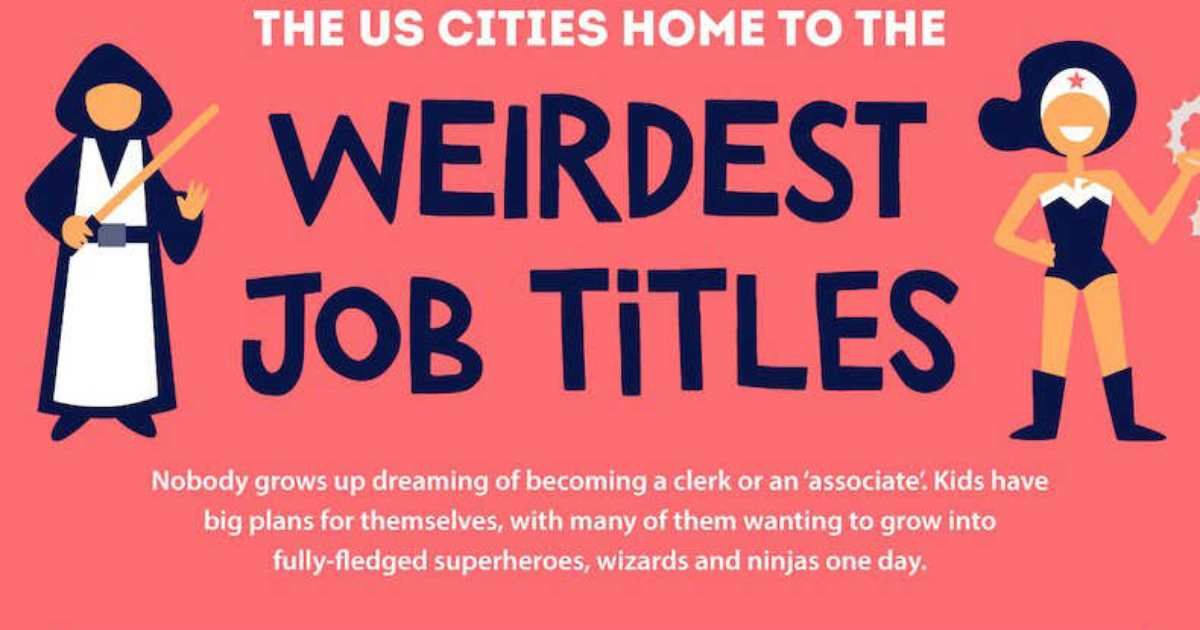 MarketingProfs's tweet photo. Where the Ninjas Are: US Cities With the Weirdest Job Titles https://t.co/reaMss2Zlh https://t.co/h7updoq4lR