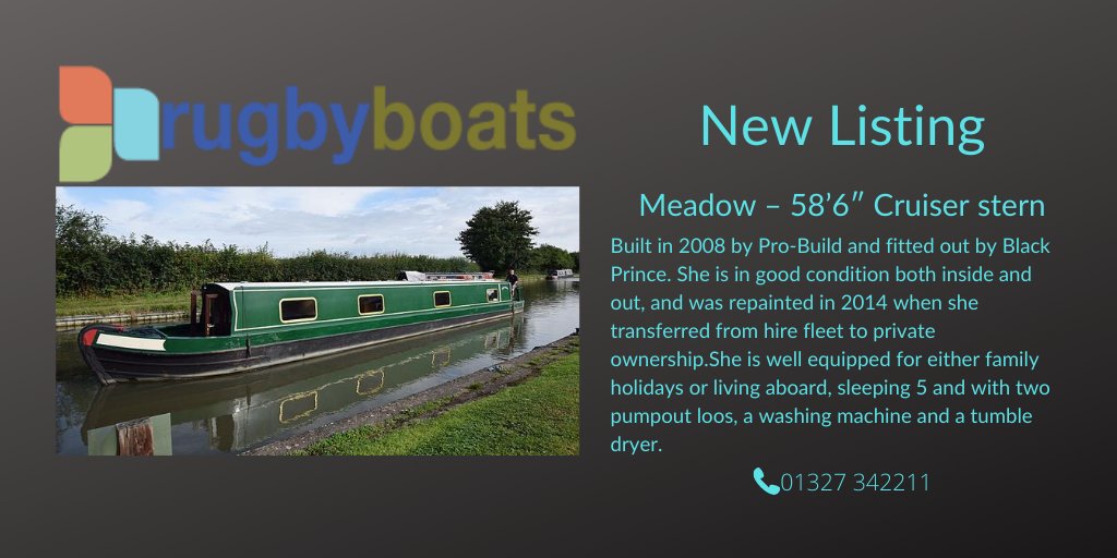 RugbyBoats's tweet photo. Another new listing
We would also love to hear from you if you're considering selling your boat.
#selling #boatsforsale #forsale #sold #sell #buyaboat #sellaboat #northamptonshire #canals #grandunion #broker #narrowboatlife #narrowboat #canalboatlife #canalboat #TuesdayThoughts https://t.co/io4XJkI7Ic