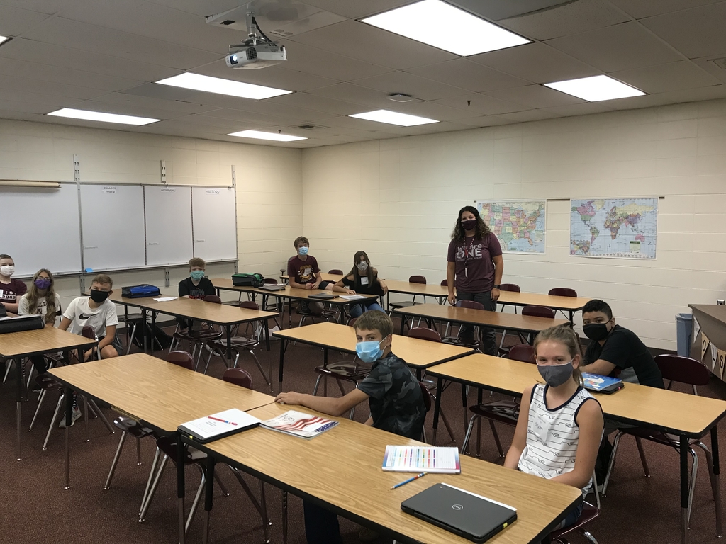 MadisonMSNews's tweet image. Miss Johnson was a student at MMS and now she is a teacher, I get to her principal twice! Welcome to the team!