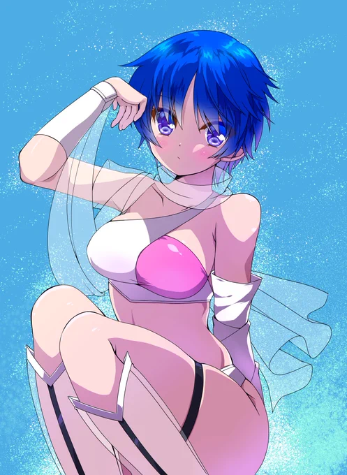 ウイングマンのあおいちゃん描いた 