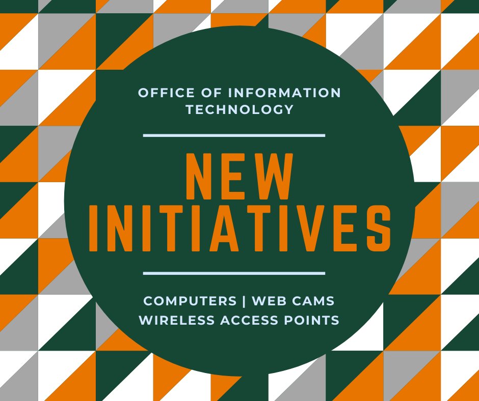 OIT is committed to assisting students with technology needs. Computers and webcams can be borrowed at no cost to currently enrolled students who need devices. In addition, two wireless access points have been installed in PS4 on the 1st and 2nd floors. 
tinyurl.com/UTDcheckout