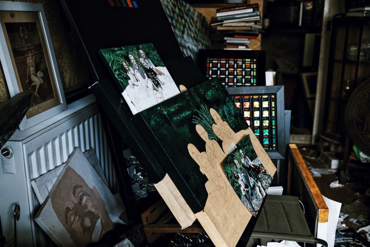 I came across Richard again today walking towards his house. I politely invited myself into his home. He was so kind, he told me about an exhibition happening soon, featuring his art. If anyone is interested in going then you can contact  @South_Square for more details. I'll...