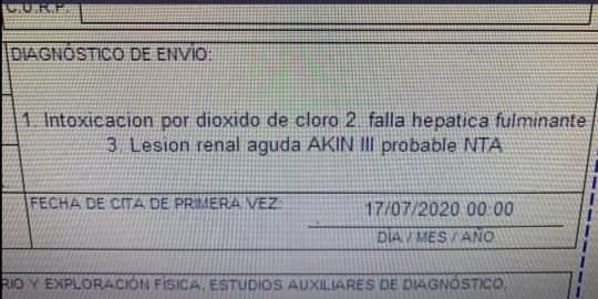 Hola amigos: Soy Médico Nefrólogo y estos días he recibido a varios pacientes con (NTA) En pocas palabras, Daño Renal

¡Qué no!

Es la respuesta que doy a familiares, amigos, pacientes y lectores cada vez que me preguntan si el dióxido de cloro cura el #COVID19