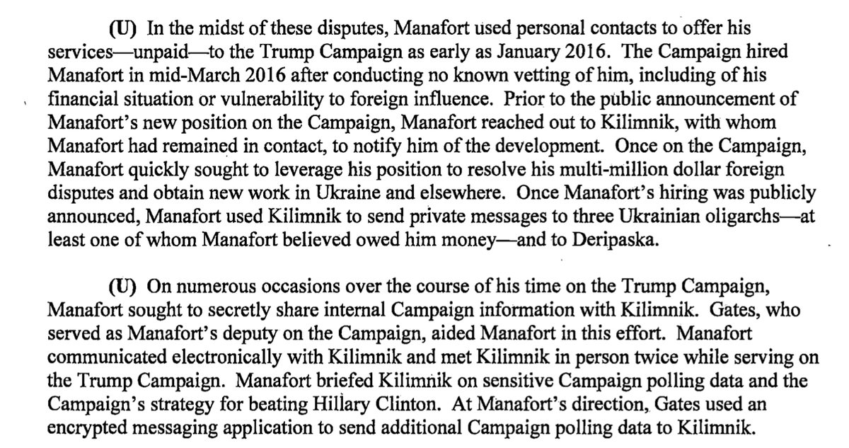 TRUMP AND MANAFORT WORKED DIRECTLY FOR AND WITH RUSSIAN INTELLIGENCE, THE RUSSIAN MOB, AND VLADIMIR PUTIN.I hope everyone is getting this now.