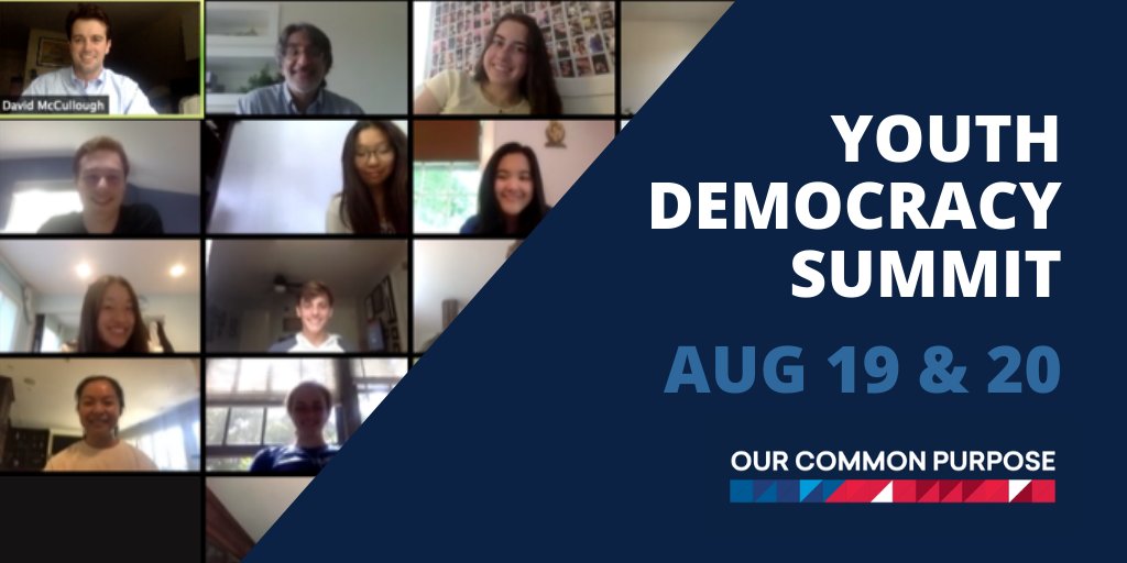 americanacad's tweet image. Do you have ideas for how to make democracy work better? High school students across the country are invited to join us tomorrow and Thursday for our youth democracy summit! Learn more &amp;amp; register: amacad.org/events/youth-d… #sschat #histedchat #historyteaching