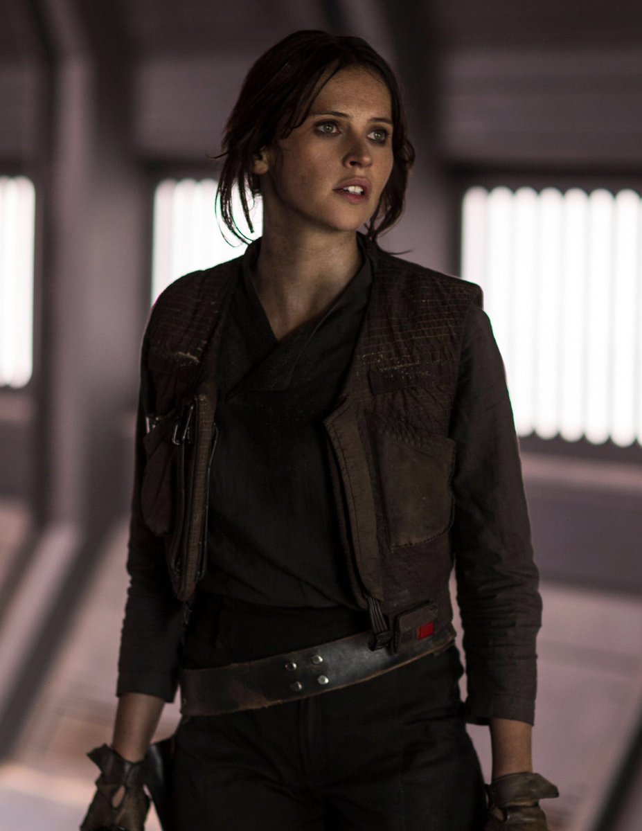 - Jyn Erso (portrayed by Felicity Jones) “We have hope. Rebellions are built on hope.”
