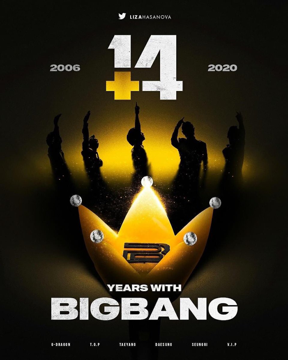 NeeeLinh's tweet photo. 1+4 #14YearsWithBIGBANG https://t.co/my7inDzq8u