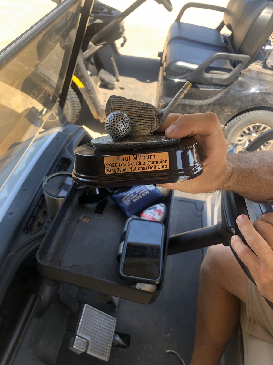 T_Haub55's tweet photo. Congrats to @PaulMilburn1 2020 Low Net Club Champion at THE KINGFISHER NATIONAL! #6net5 @ClubProGuy https://t.co/YbZl4hJ1XU