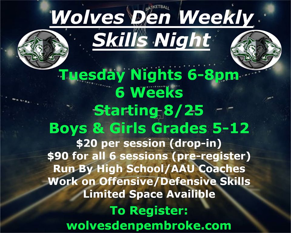 WolfPackHoops's tweet photo. Make sure to check out the 2 clinics starting next week @thewolves_den. Make sure to register for the Nothing But Net clinic and the Weekly Skills Night before spots are filled. https://t.co/1EhMupdr8H https://t.co/BNWUa6T6xI