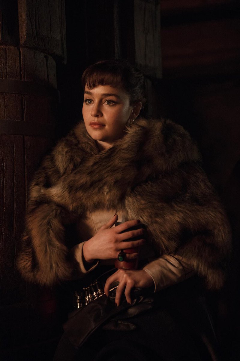 - Qi’ra (portrayed by Emilia Clarke) “Someone falls, you keep running. It’s how you stay alive”