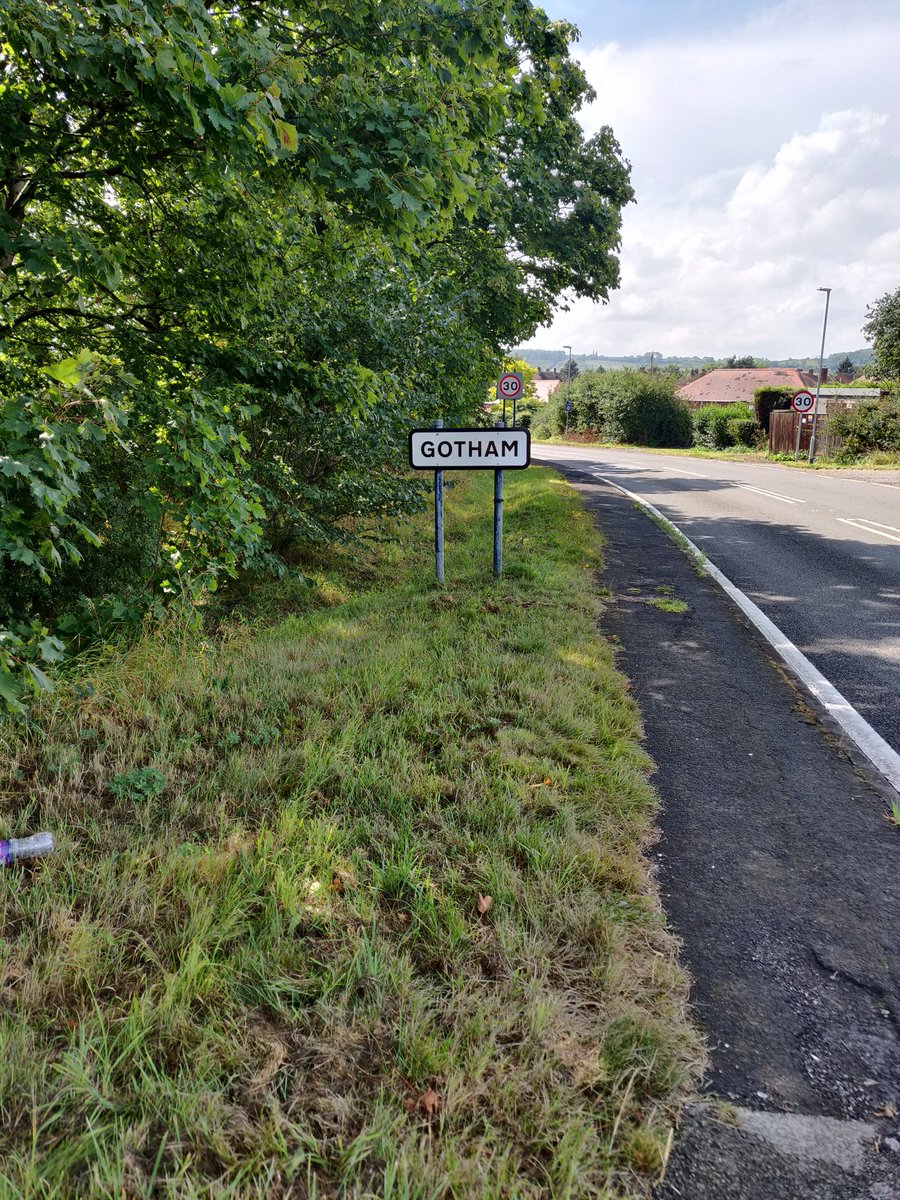 1. GOTHAM.It's just a small village outside Clifton, but inspired a nickname for New York, in turn filched exactly 80 years ago to be the city Batman operates in. Has a moth and butterfly reserve, favourite food for....batsThe pub that sits between it and Clifton? The Crusader