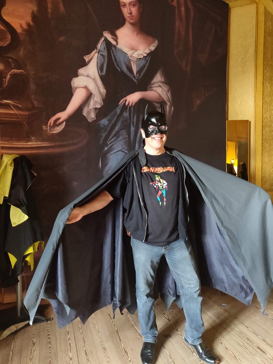 2. WAYNE MANOR, AKA WOLLATON HALL.Notts was full of celebs when, in 2012, Warner Bros chose our local city centre as deer park for the home of the caped crusader. Here's a famous Notts guy in Wollaton Hall dressed as Batman - can you name him?