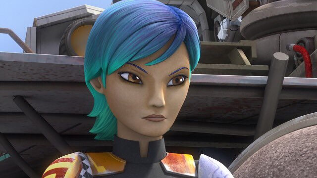 - Sabine Wren (portrayed by Tiya Sircar) “I’ll damage you if you don’t shut up”