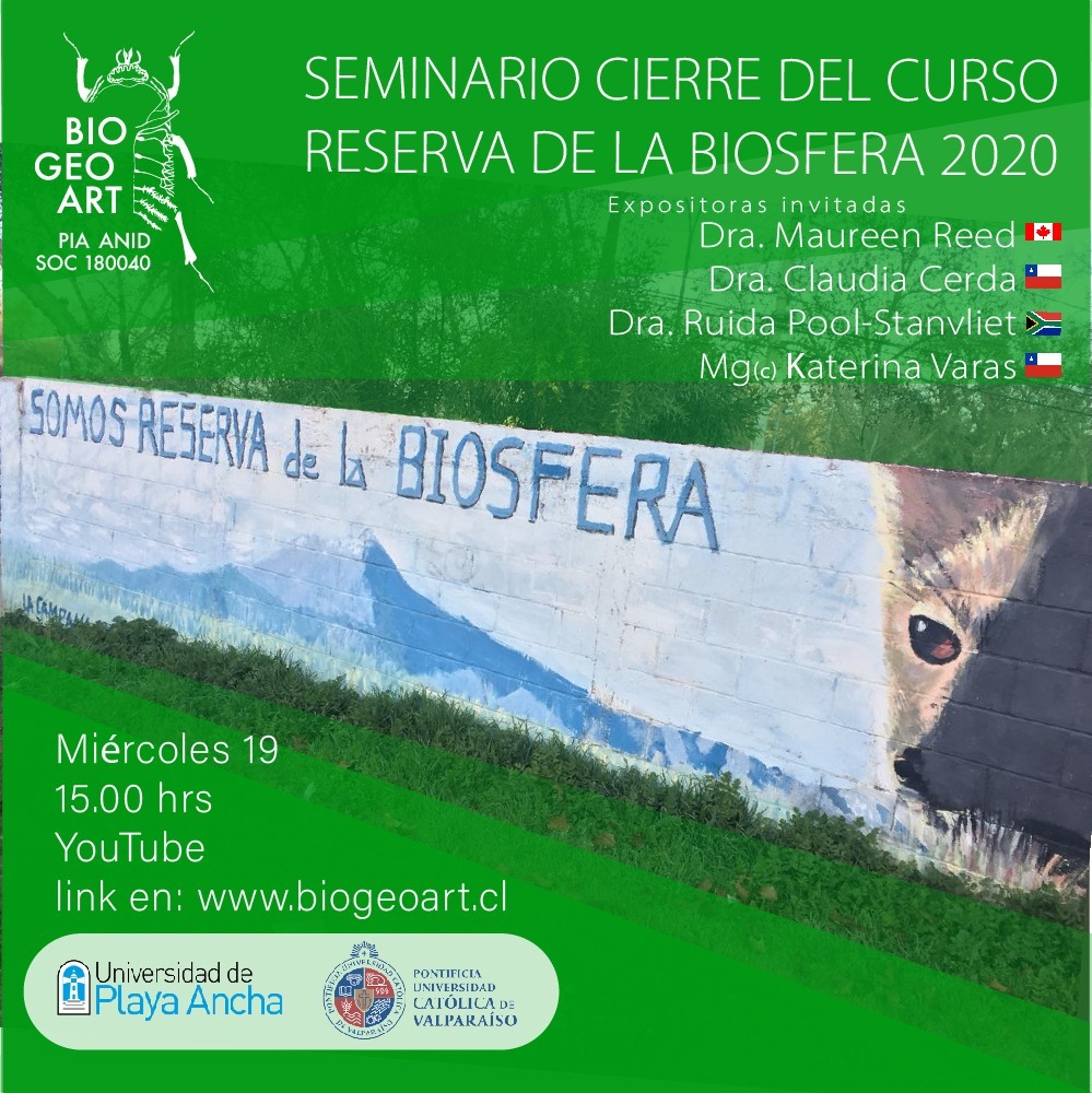 PabloManq's tweet photo. Mañana todas y todos invitados as al cierre del curso de Reservas de la Biosfera con 4 expositoras globales que darán clases magistrales sobre el tema!! #geografia #MedioAmbiente #biosfera #conservation https://t.co/zBojS1QCxD