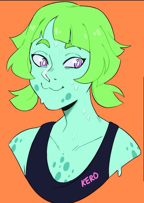 @Iceagi_ this frog doodle is a year old now but maybe u can do some magic with her :") 