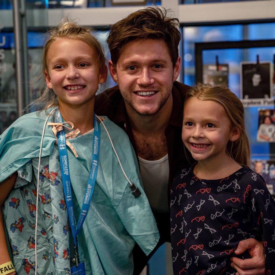 he often visits people in need and makes their days by how charming, funny, cute and empathetic he is  