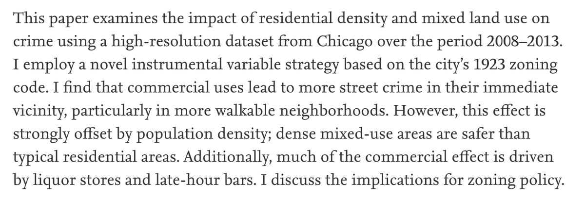 Reducing liquor store/bar concentration in urban neighborhoods not also characterized by residential density reduces violent crime: https://www.sciencedirect.com/science/a...