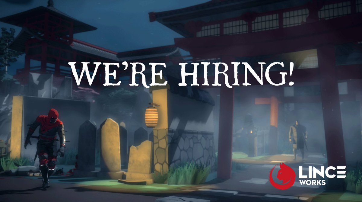 📢 WE’RE HIRING!

We’re looking for Senior &amp; Junior Environment Artists:

👾 Skilled in video game environment model and texture production.
🖌️ Stylized art style background.
🛠️ Proficient in Unity Engine.
🥷 Passion for ninjas is a plus!

Apply here: linceworks.com/careers/